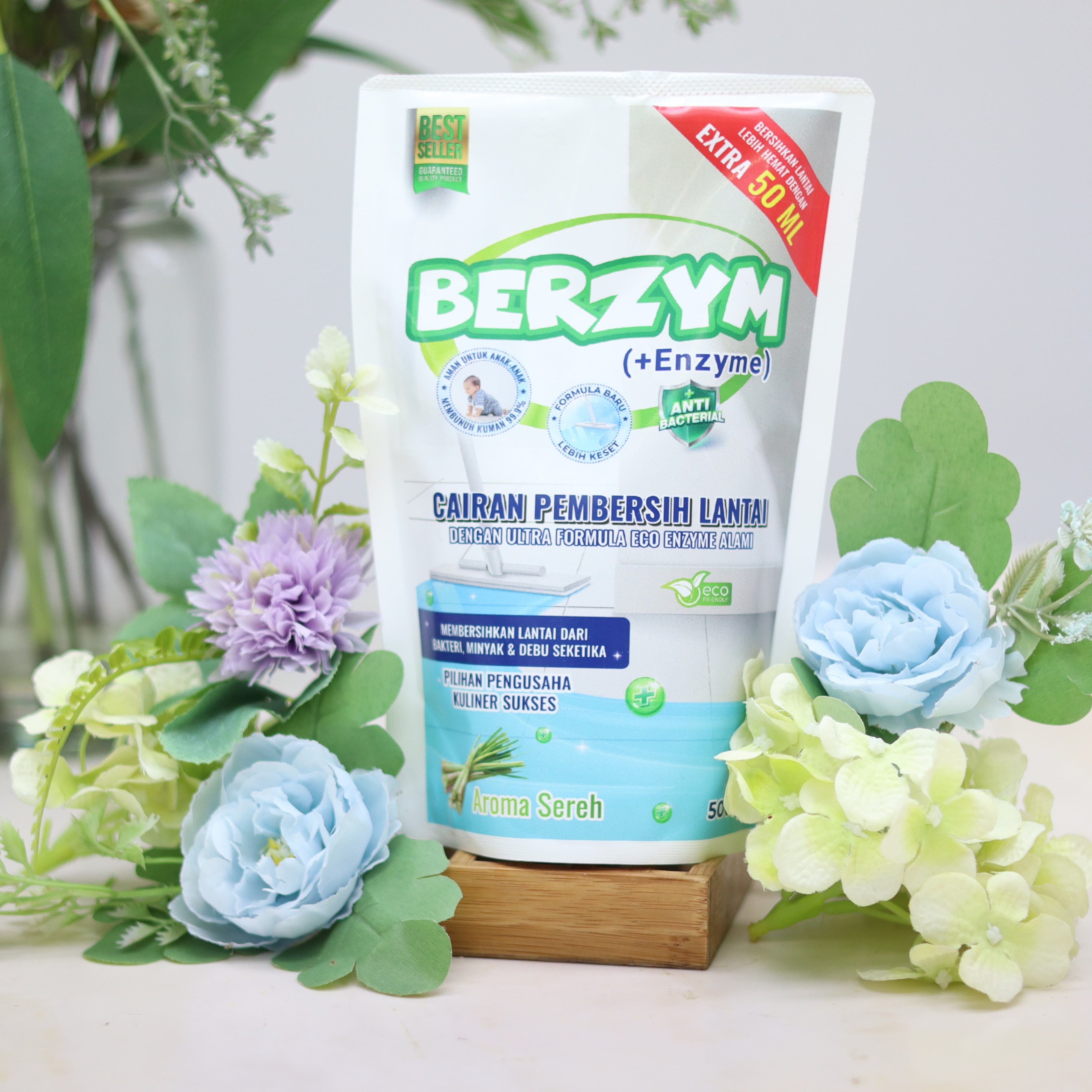 Produk Berzym - Cairan Pembersih Lantai